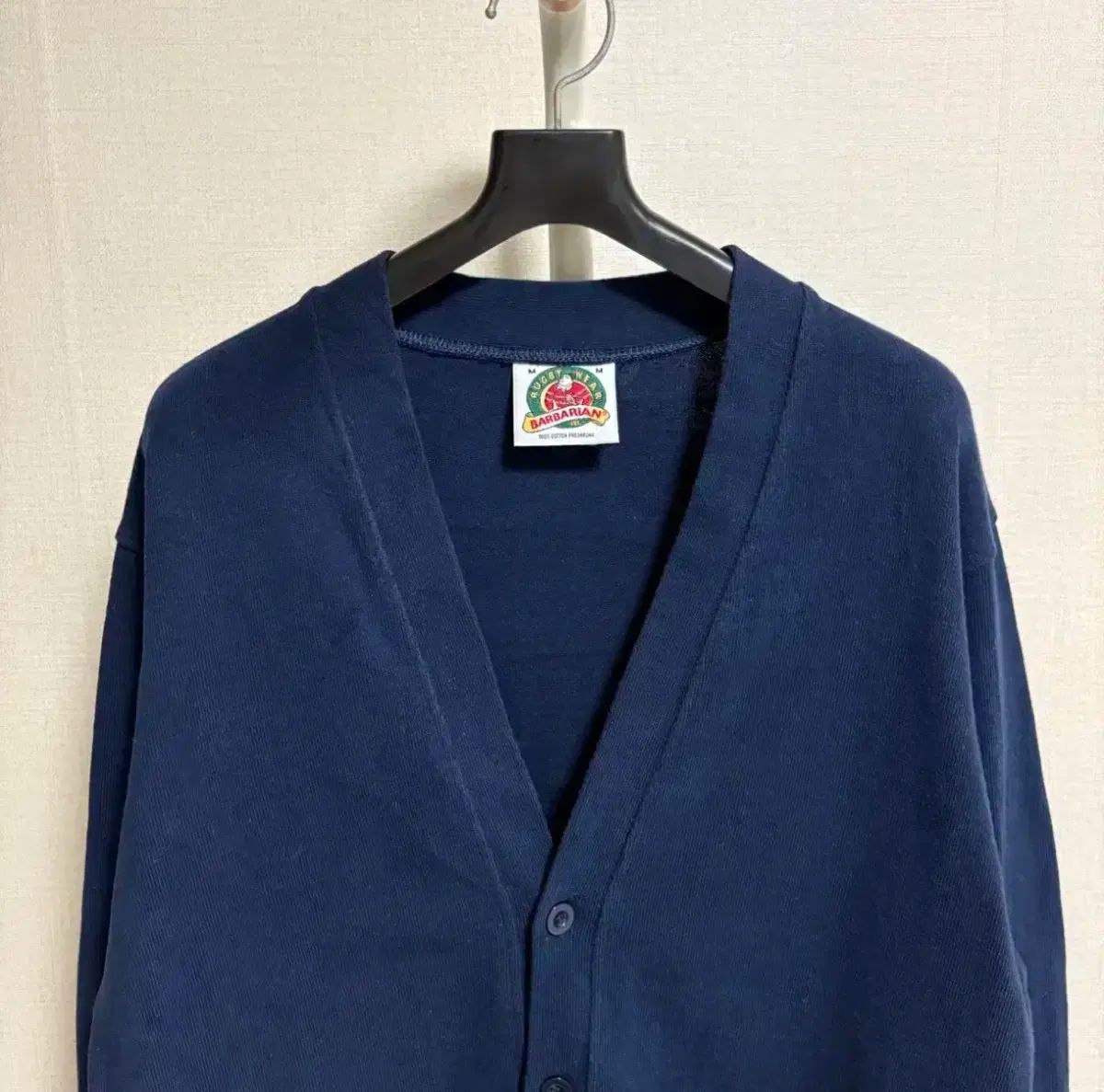バーバリアン ラグビーウェア スウェット カーディガン