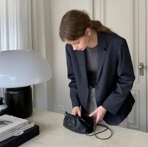 リエット シエ ル ジャケット チャコール