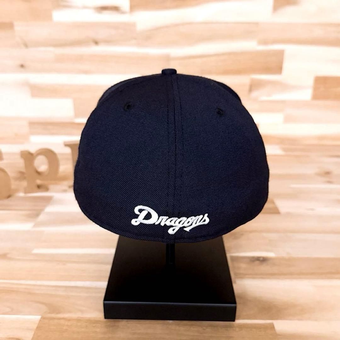  激 ニューエラ×中日ドラゴンズ コラボ CDロゴ キャップ 紺×白 立体3 D刺繍 59 FIFTY ネイビー プロ野球 ベースボールキャップ キャップ