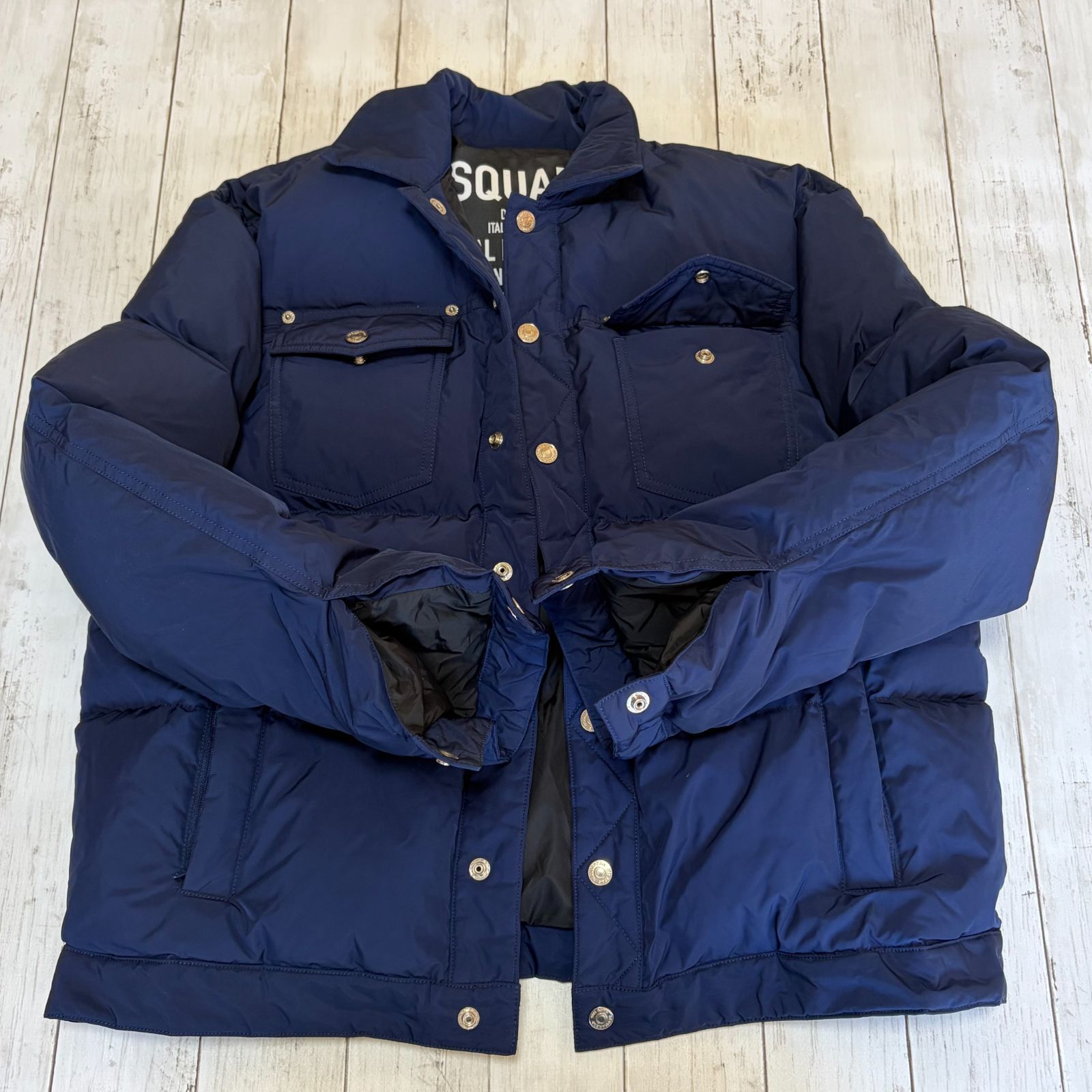 ディースクエアード dsquared2 ダウンジャケット サイズ48 ネイビー