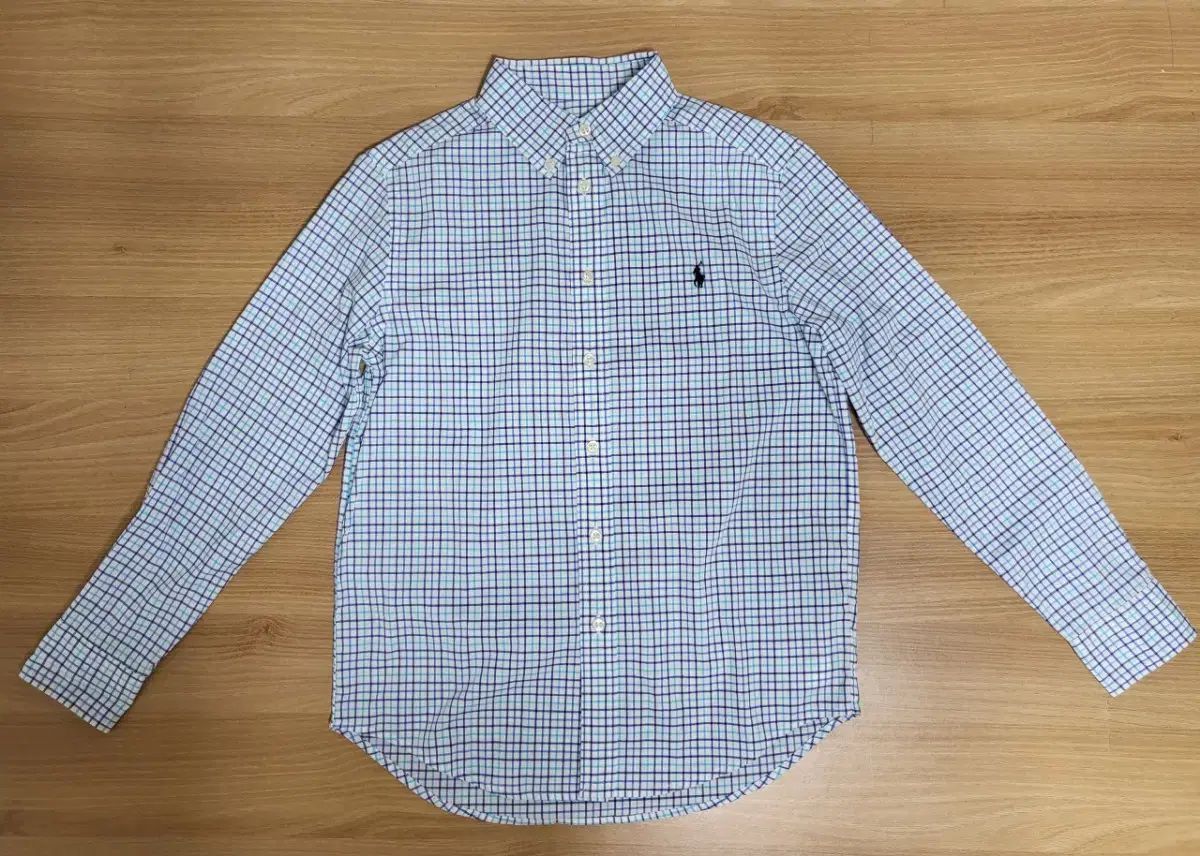 ラルフローレン CHECK 長袖 シャツ M (10-12)