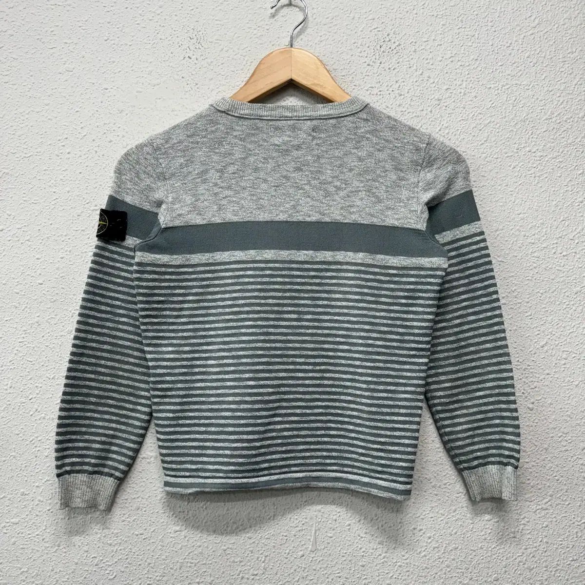 8 Y ストーンアイランド ジュニア ストライプ ワッペン スウェット N 5395