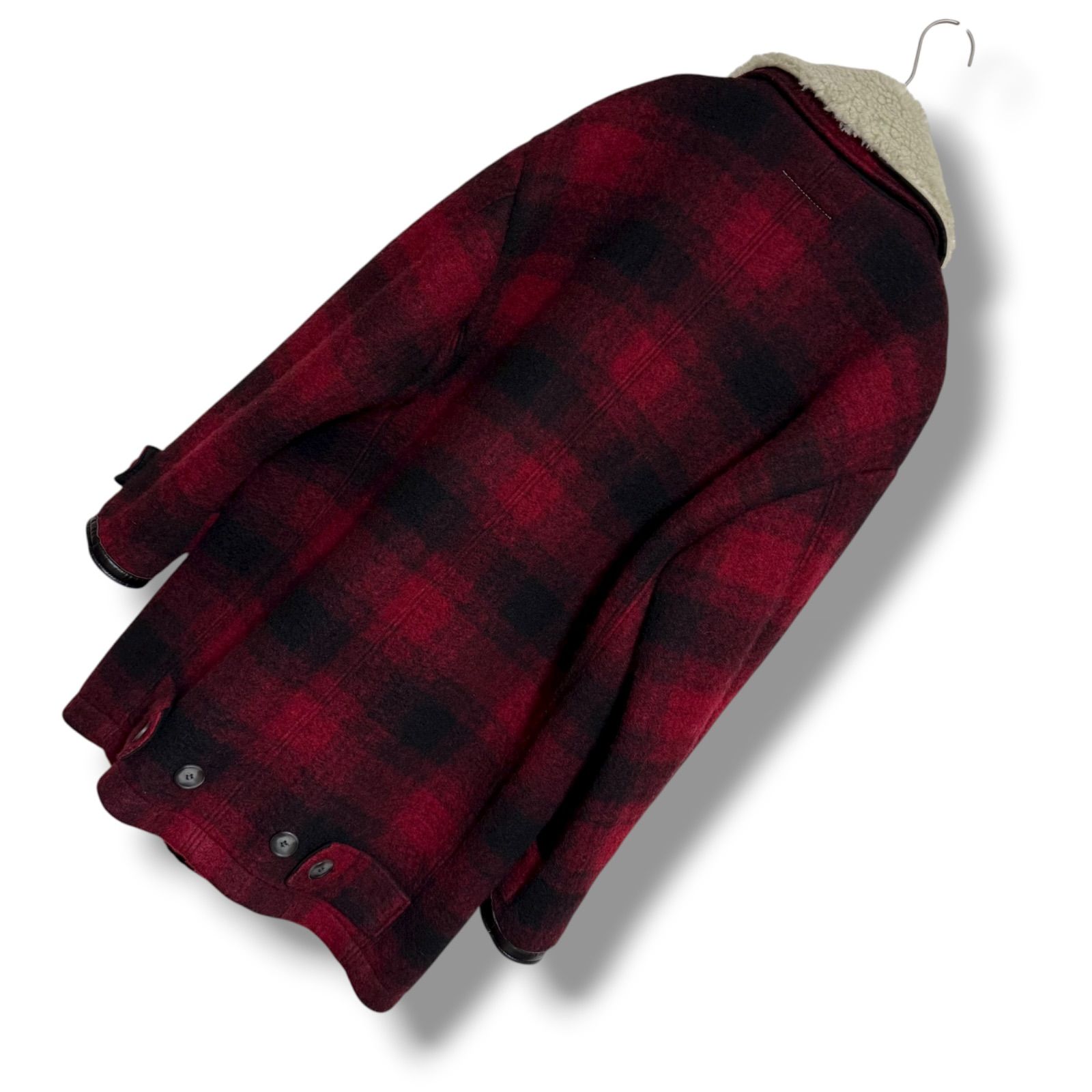 美品 メゾンマルジェラ MM6 オーバーサイズ タータンチェック 2way