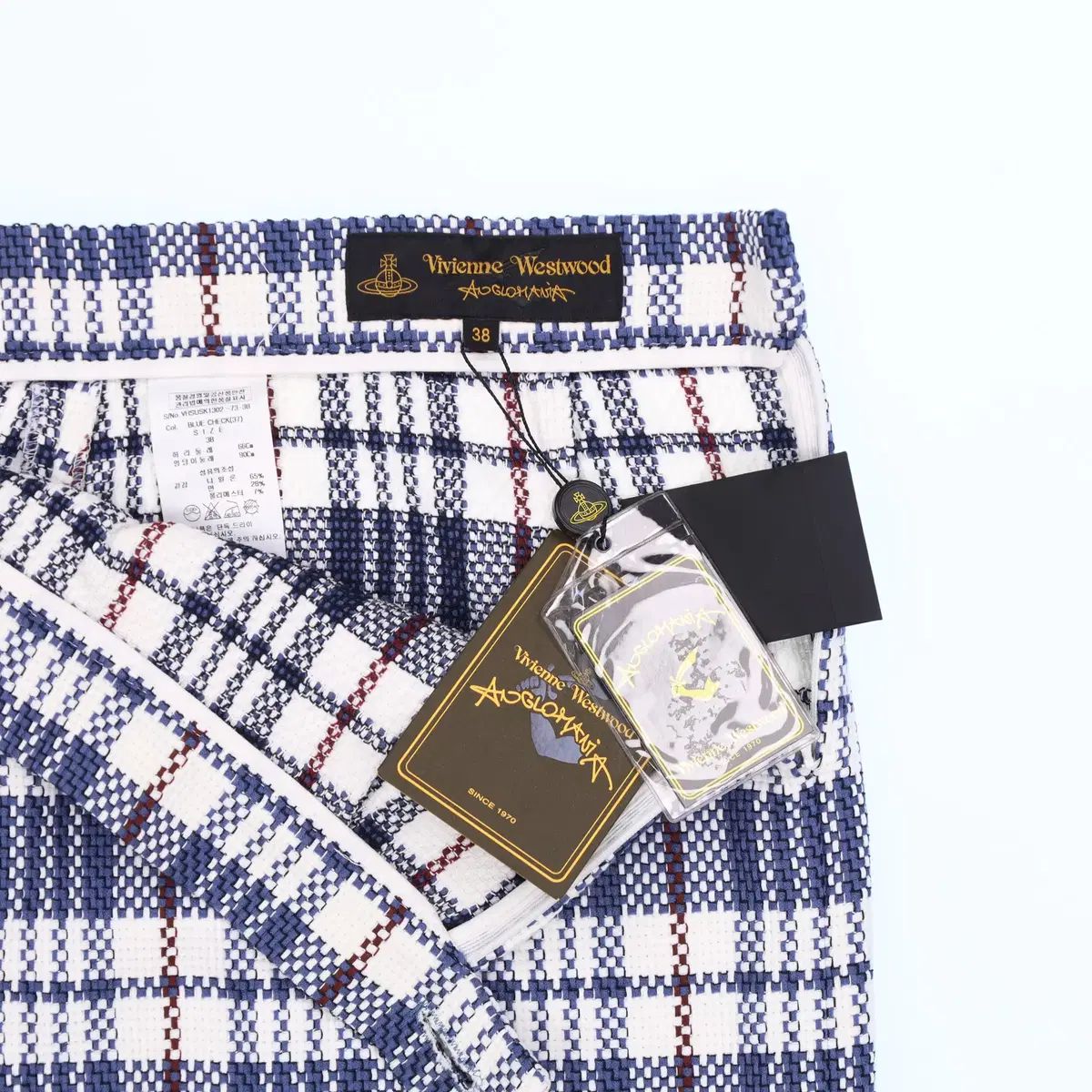 38 VIVIENNE WESTWOOD ヴィヴィアン ウエストウッド チェック ツイード スカート N6899 GULLKHAN_COM