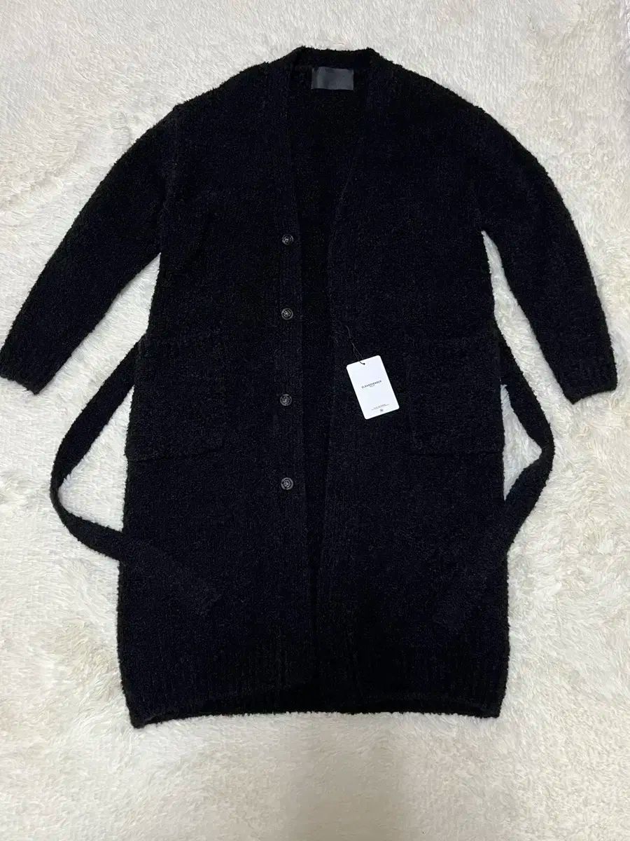 47 割引 L Canoember Herry BR ロング カーディガン ニット ブラック