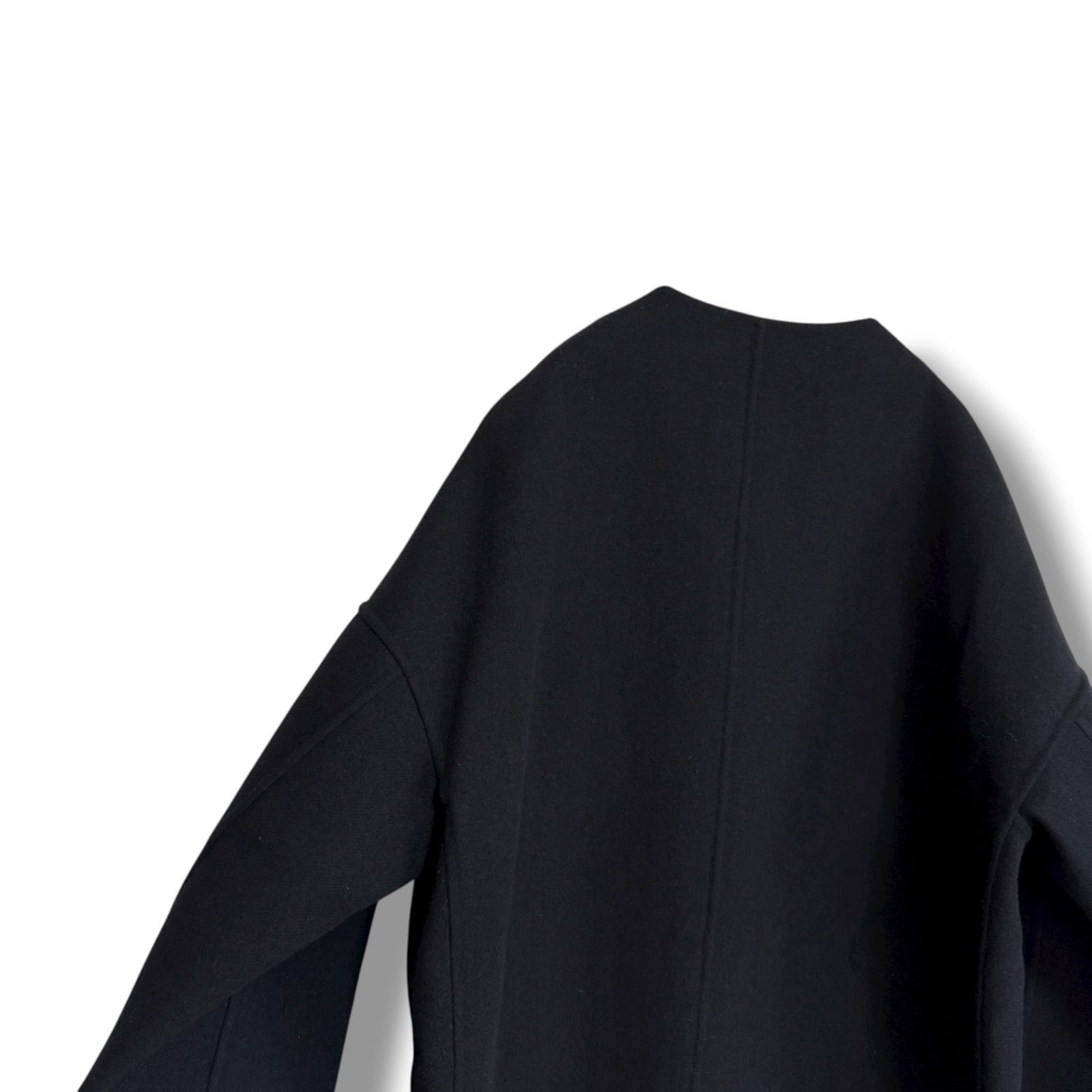 ブラック黒 ダブルフェイス生地