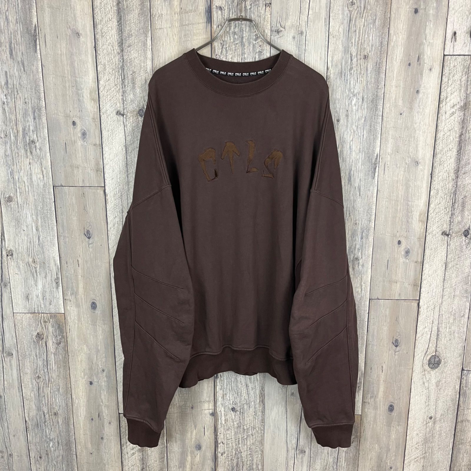 CTLS CVTVLIST カタリスト 2101100302 両面 刺繍 スウェット スエット トレーナー メンズ 2 サイズ