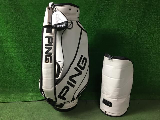 返品OK 中古 ピン 9型/差込口の口径22.9センチ キャディーバッグ