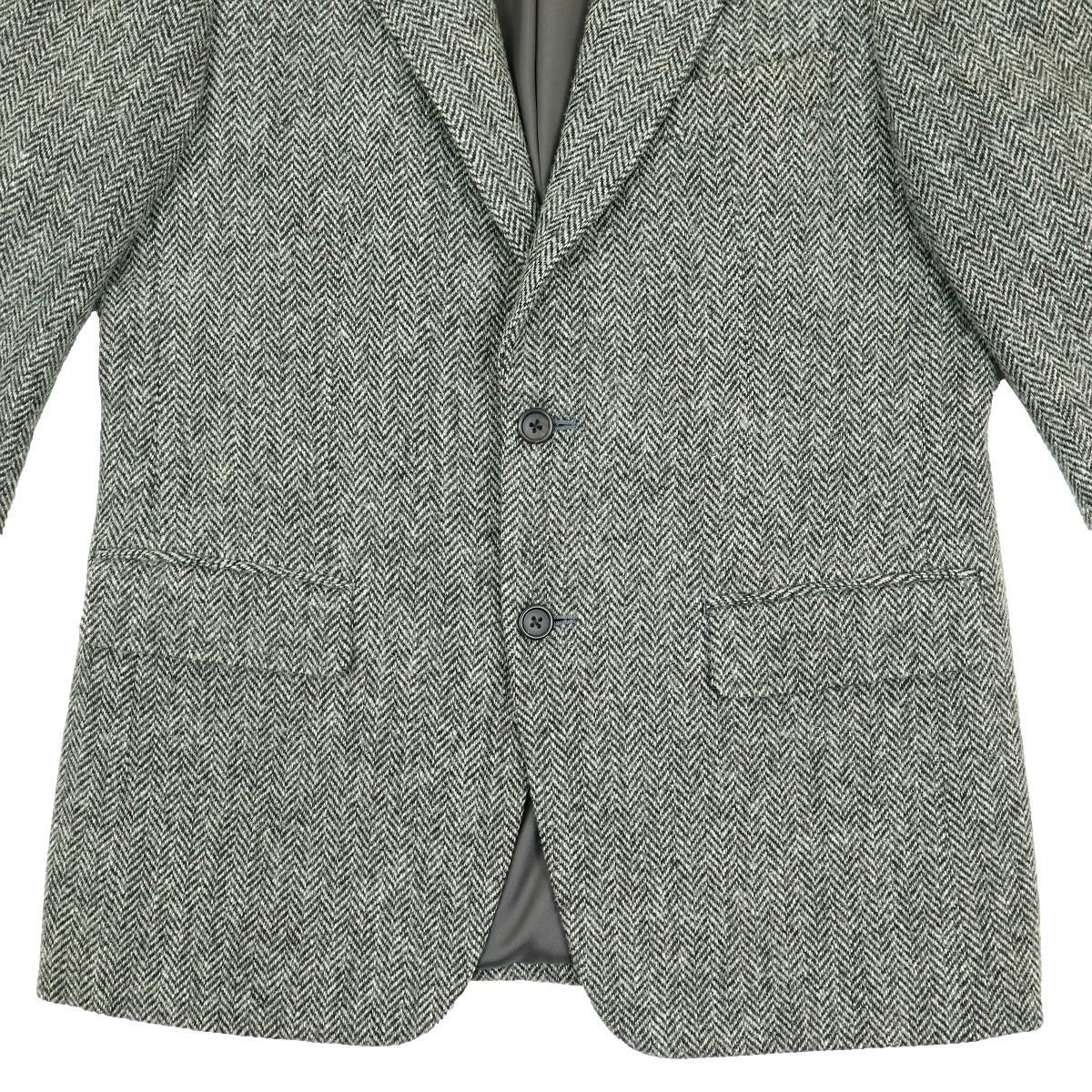 S3425】【美品】【日本製】HARRIS TWEED ハリスツイード テーラード