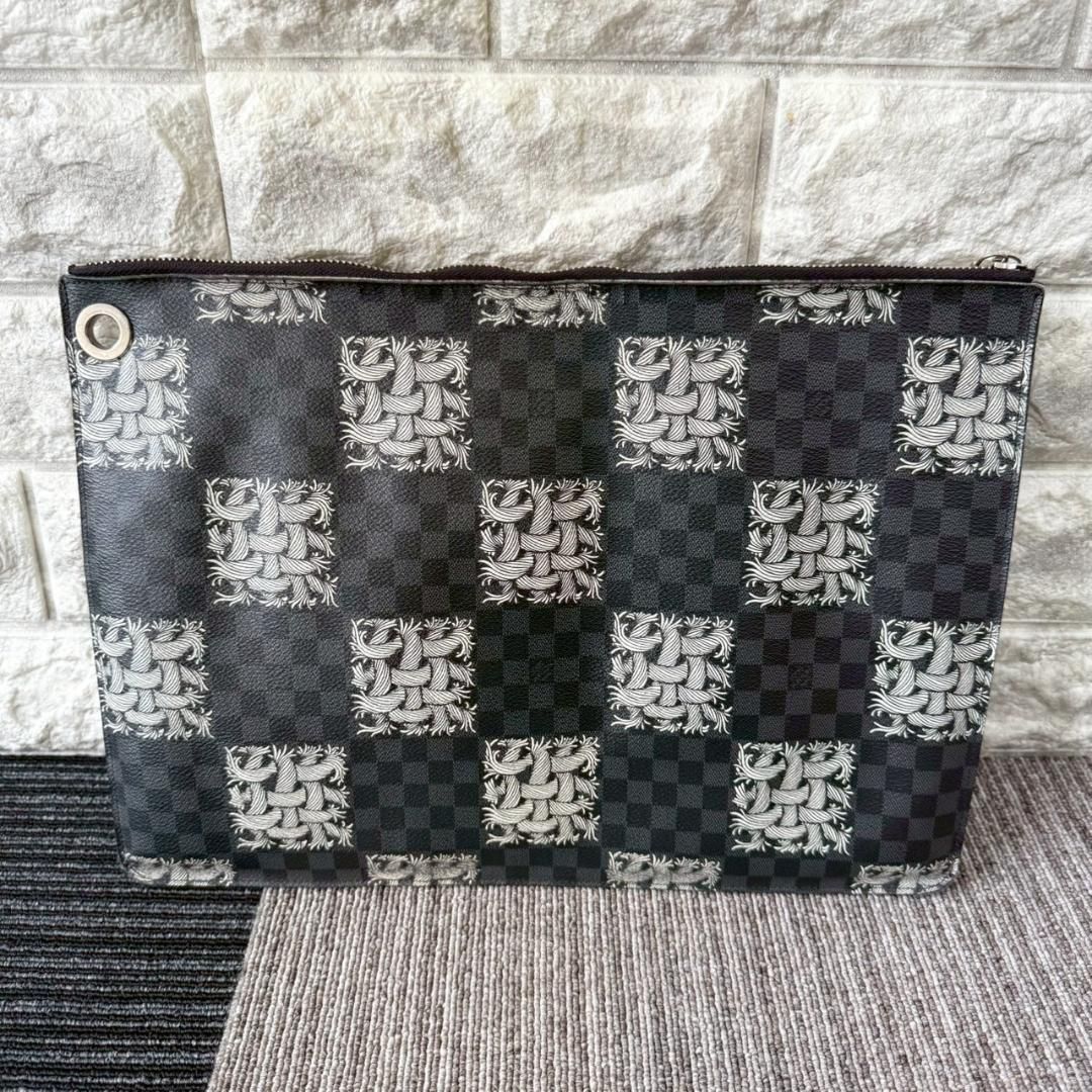 ルイ ヴィトン クリストファーネメス ダミエ グラフィット ポシェットジュール KARIMZIABAT_FR