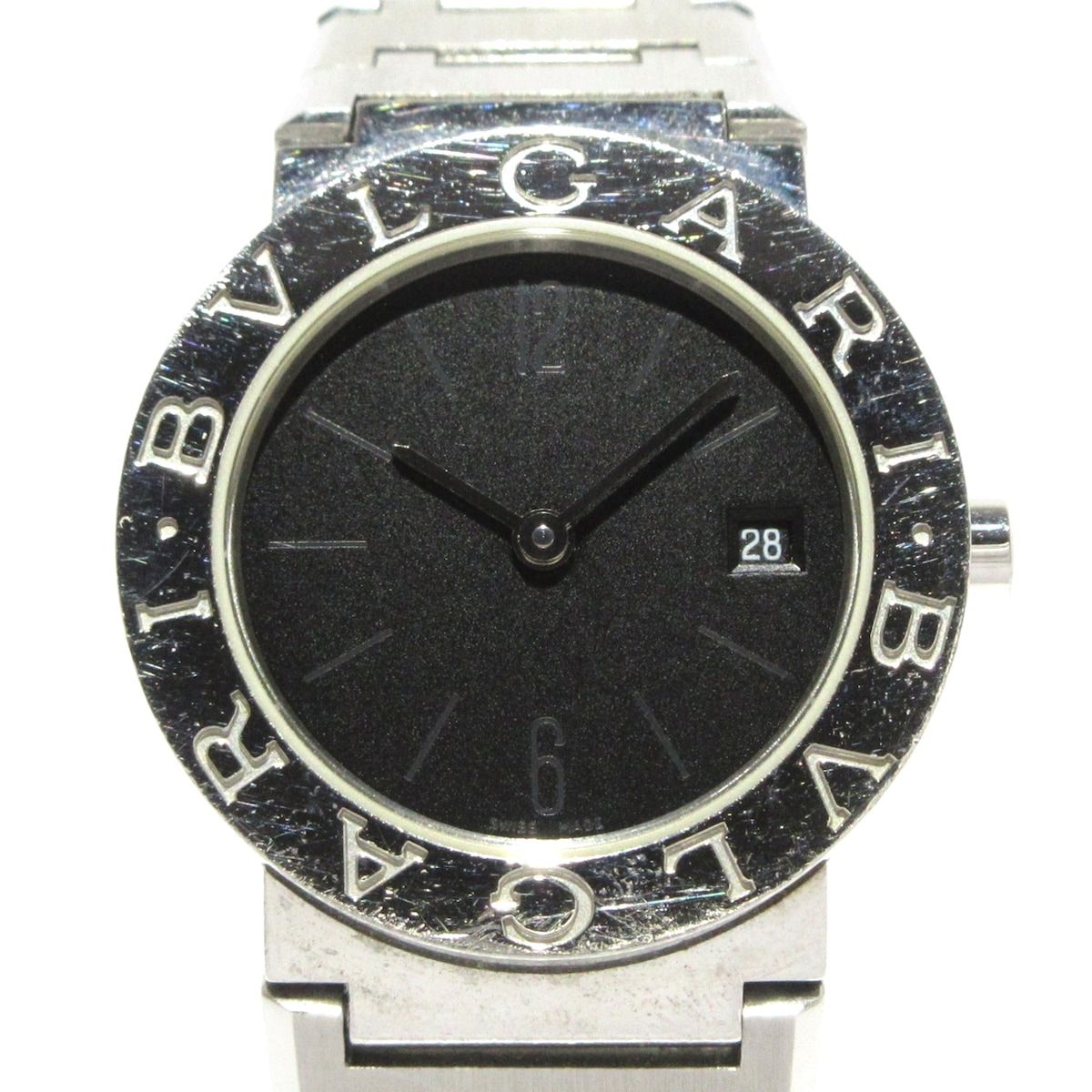 BVLGARI ブルガリ 腕時計 ブルガリブルガリ BB26SS レディース SS 黒