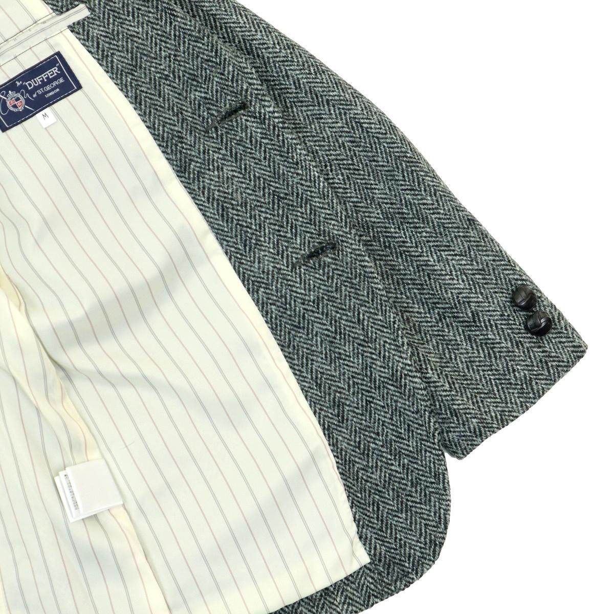 S3422】【極美品】The DUFFER of St.GEORGE×HARRIS TWEED ダファー