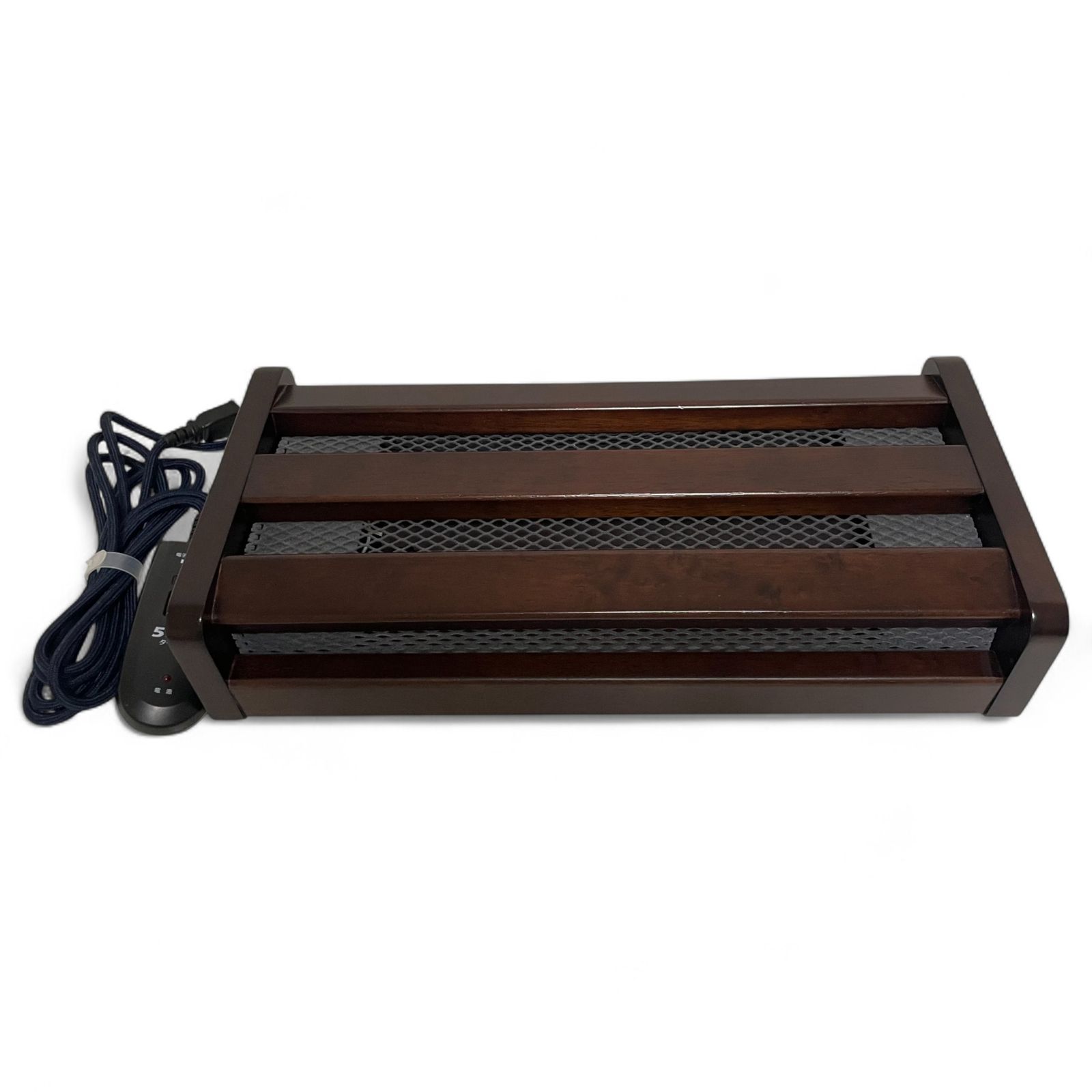 メトロ電気工業 木枠フットヒーター MFH-181ET ラバーウッド ハロゲンヒーター 1700-2788