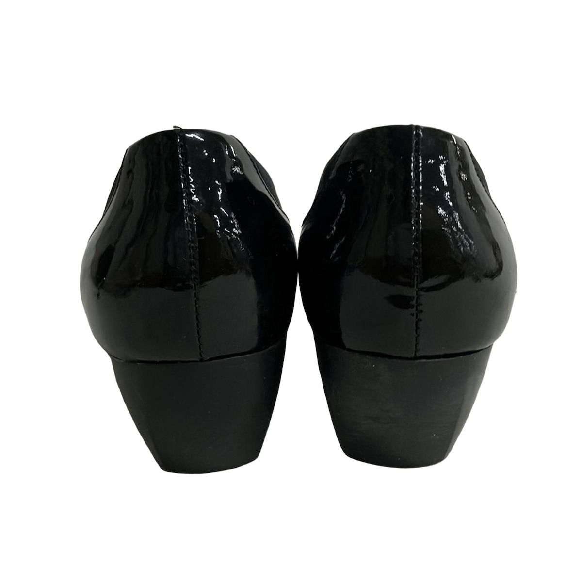  SalvatoreFerragamo サルバトーレフェラガモ パンプス 6 1 2 D レディース - 黒 レザー ハイヒール パンプス パンプス