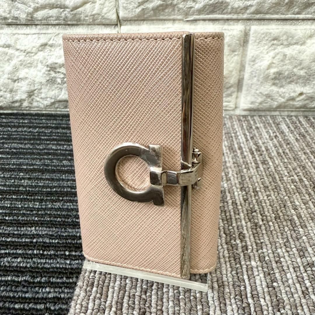 超 ferragamo ガンチーニ キーケース 6連 レザー