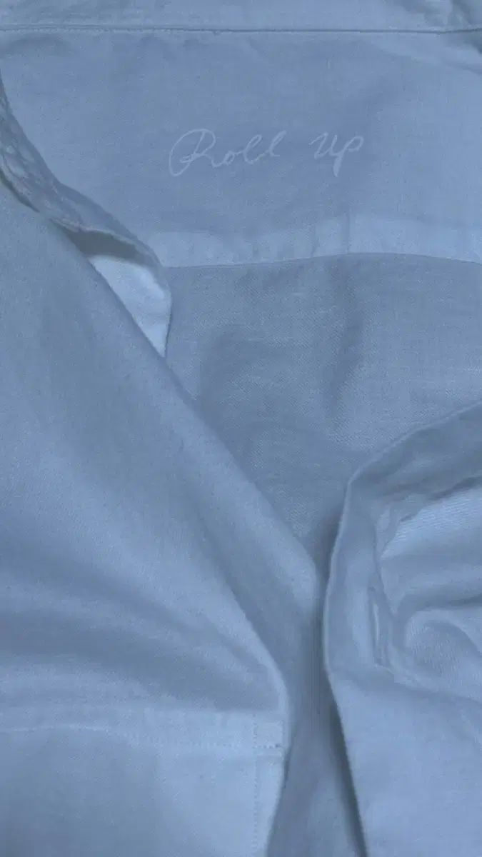 ロールアップコットンリネンシャツ