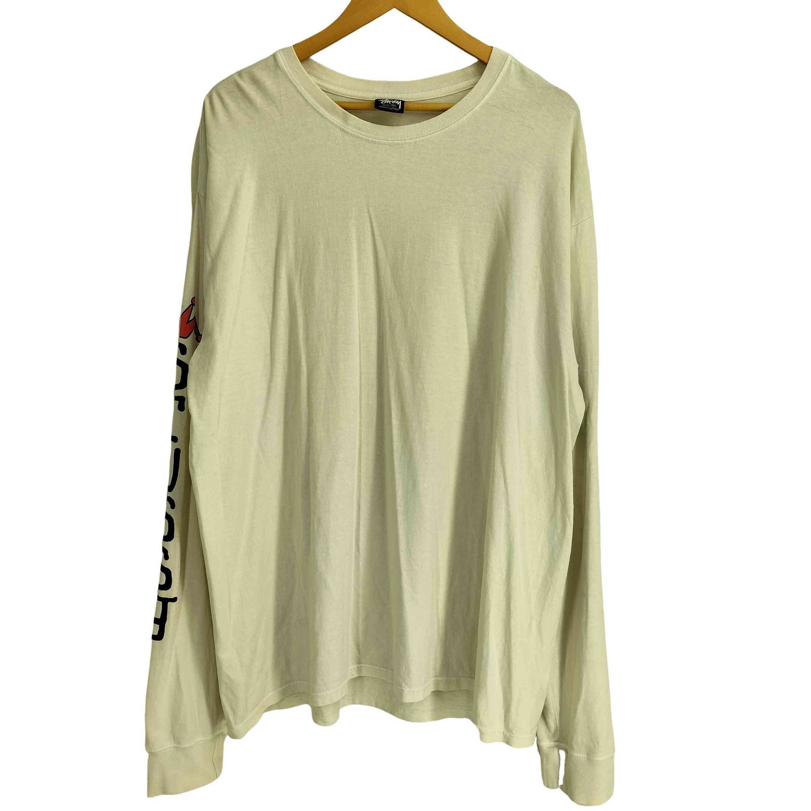 ステューシー Stussy グアテマラ製 ロゴプリント L S Tシャツ メンズ import XL