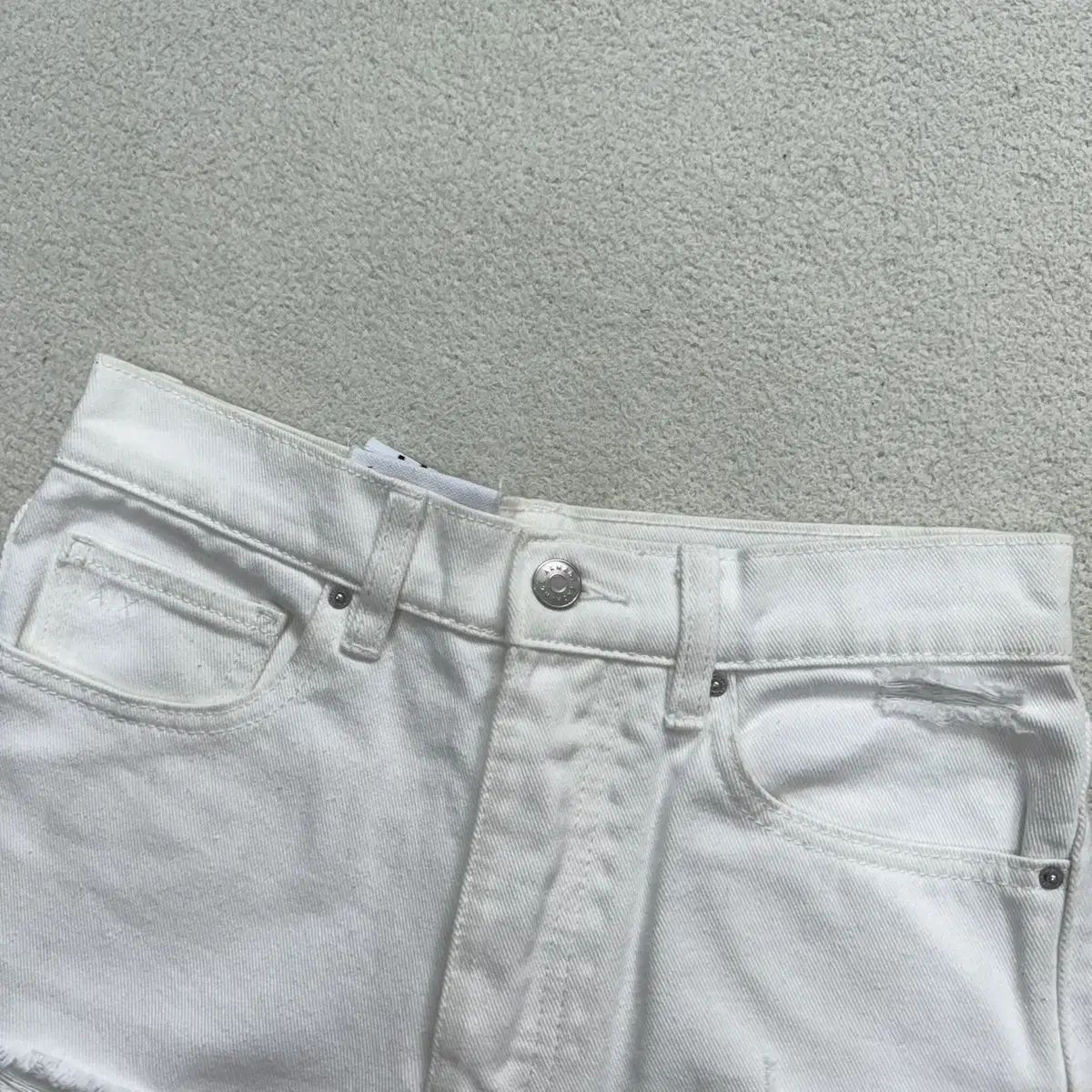 26 アルマーニ レディース ホワイトデニム ウォッシュ パンツ ハーフパンツ N5580 DECORATOM_COM_BR