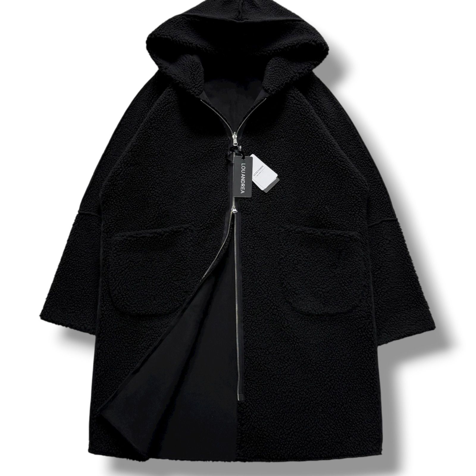LOU ANDREA/ルーアンドレア】 HOOD VEST（ジレ）｜L