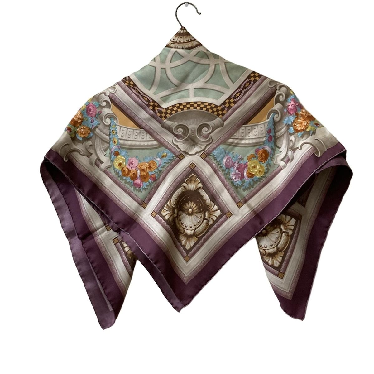 ETRO エトロ スカーフ - パープル×ベージュ×マルチ