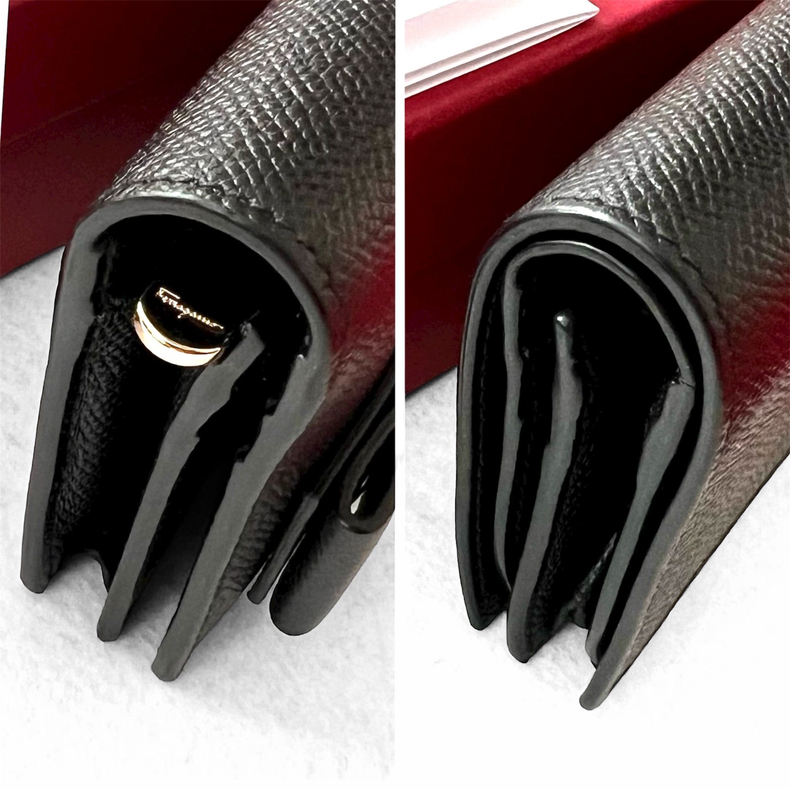 二つ折り財布 黒