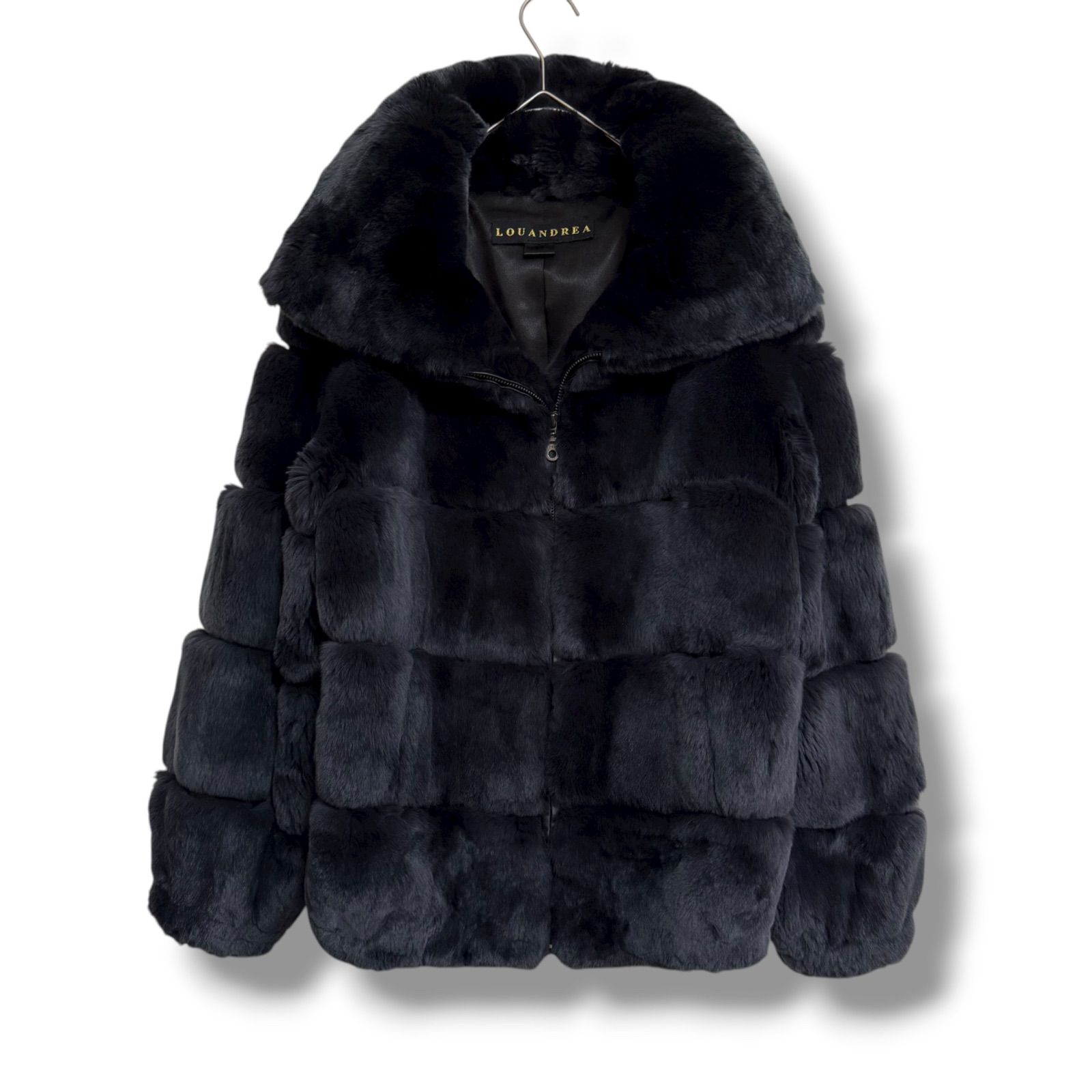 極美品 Deuxieme Classe 取扱 LOU ANDREA ふわふわ豪華ファーブルゾン