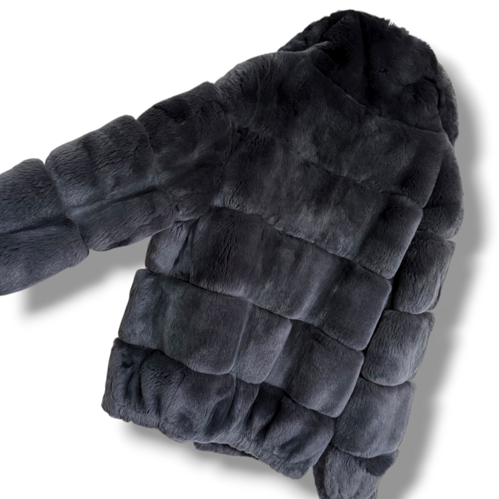 極美品 Deuxieme Classe 取扱 LOU ANDREA ふわふわ豪華ファーブルゾン