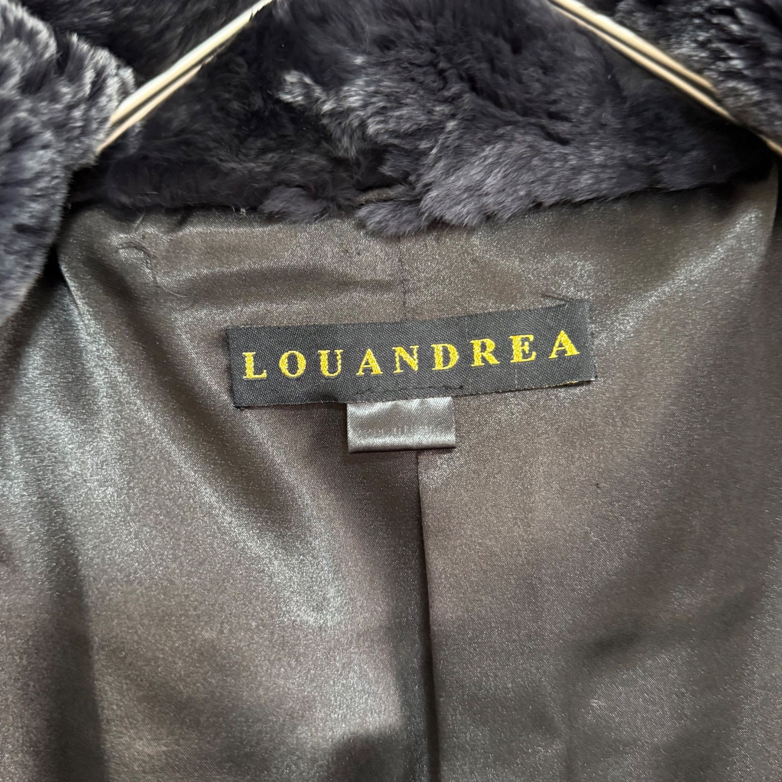 極美品 Deuxieme Classe 取扱 LOU ANDREA ふわふわ豪華ファーブルゾン