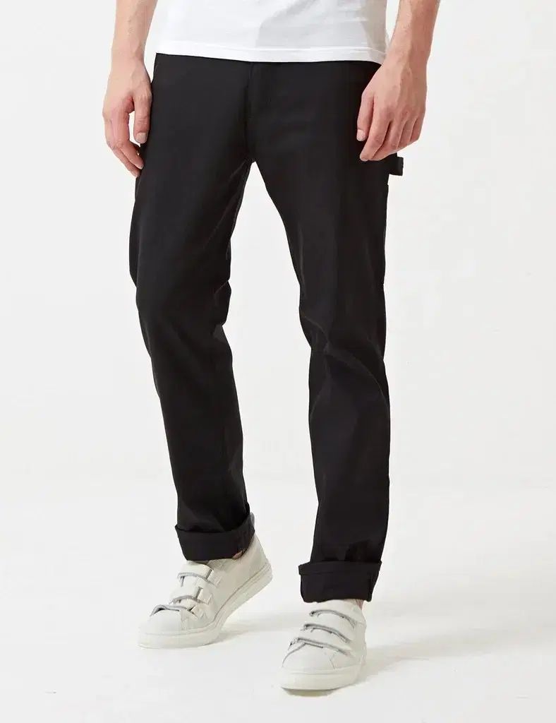 カーハート ワークウェア ラッキー シングルニー パンツ ブラック 28 x 32