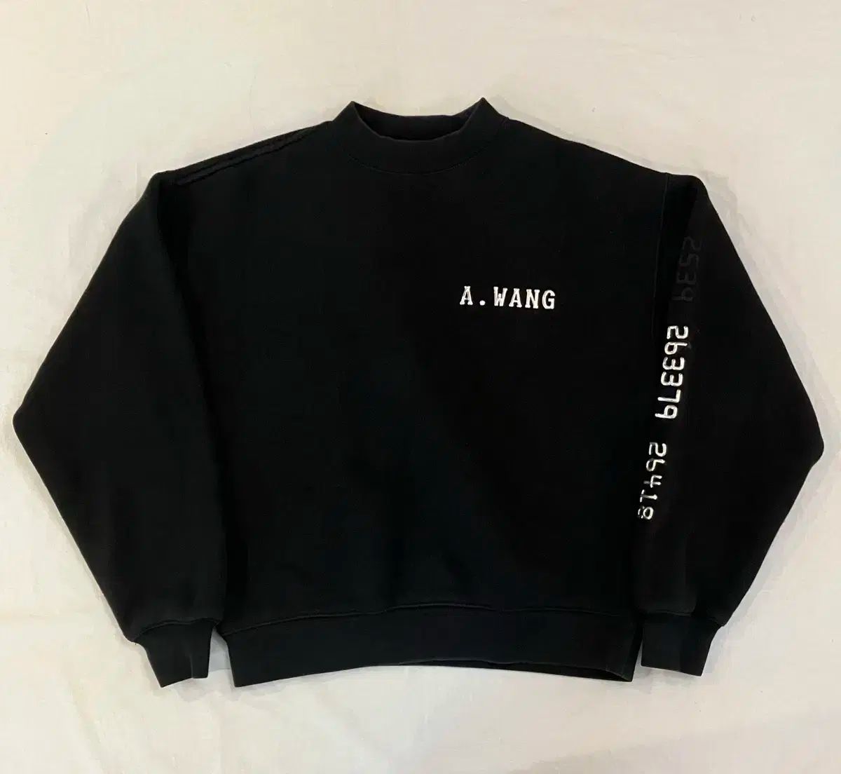 Alexander Wang クレジットカード デカル クロム SWEET シャツ スウェット ブラック