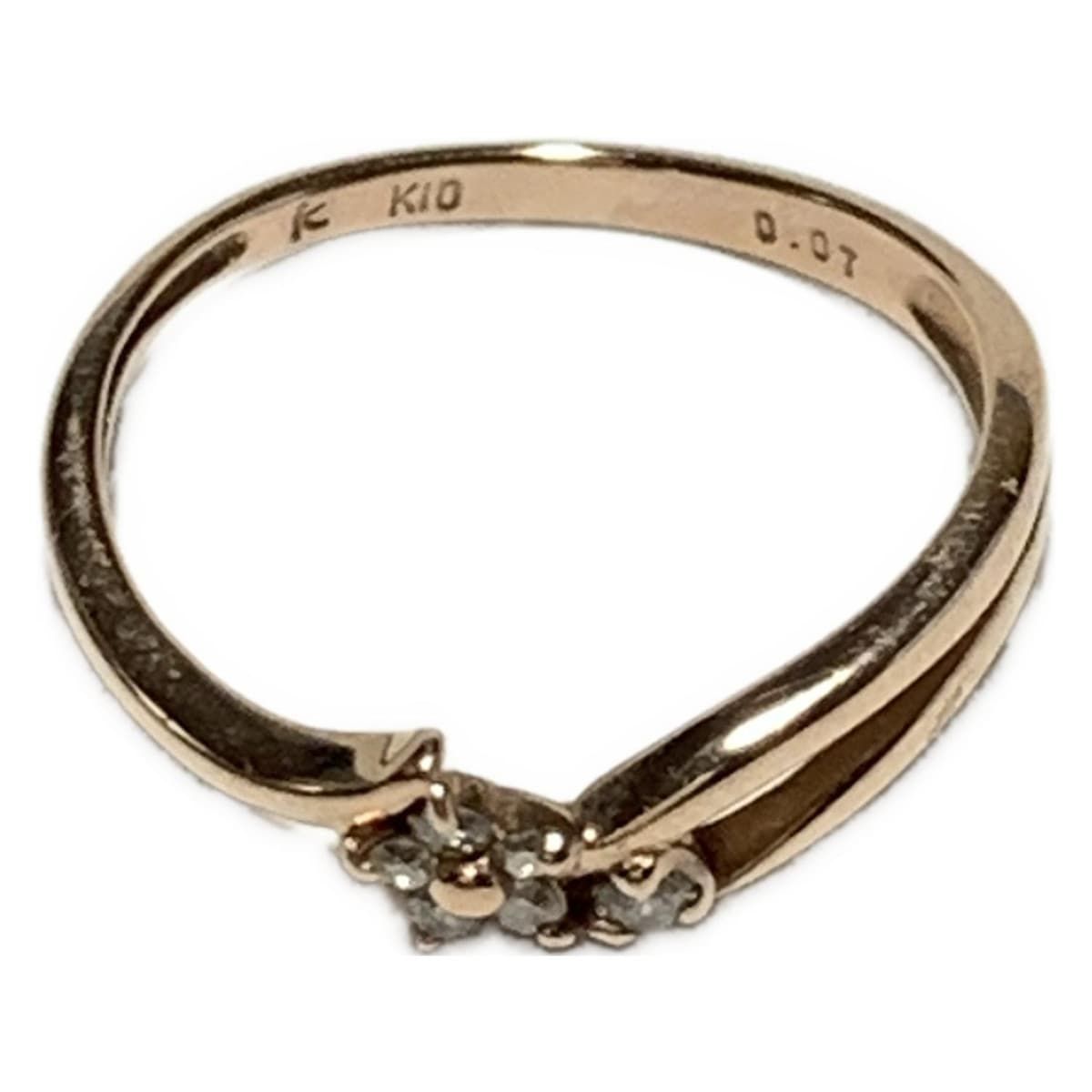 組曲 KUMIKYOKU クミキョク リング K10×ダイヤモンド 0.07ct