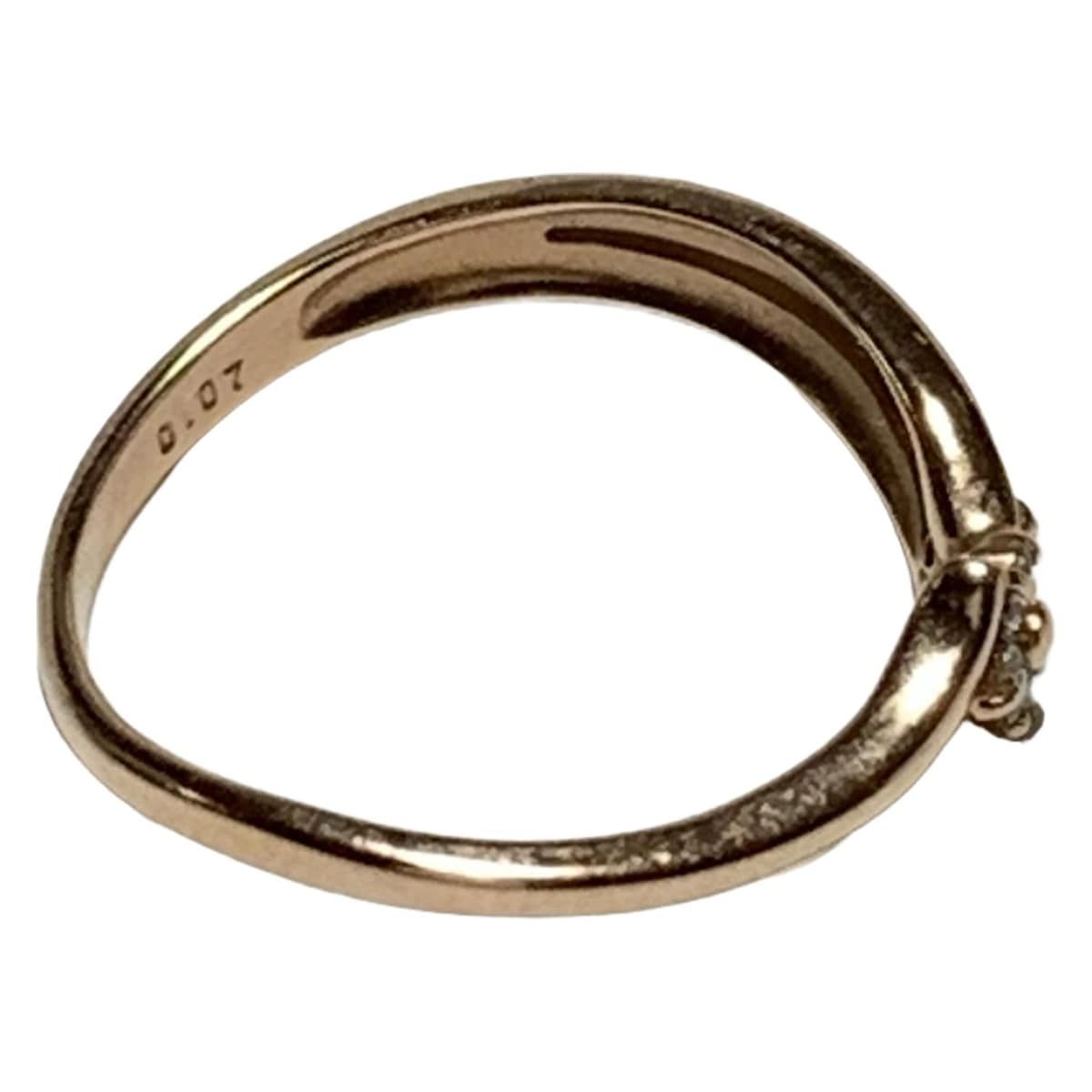 組曲 KUMIKYOKU クミキョク リング K10×ダイヤモンド 0.07ct