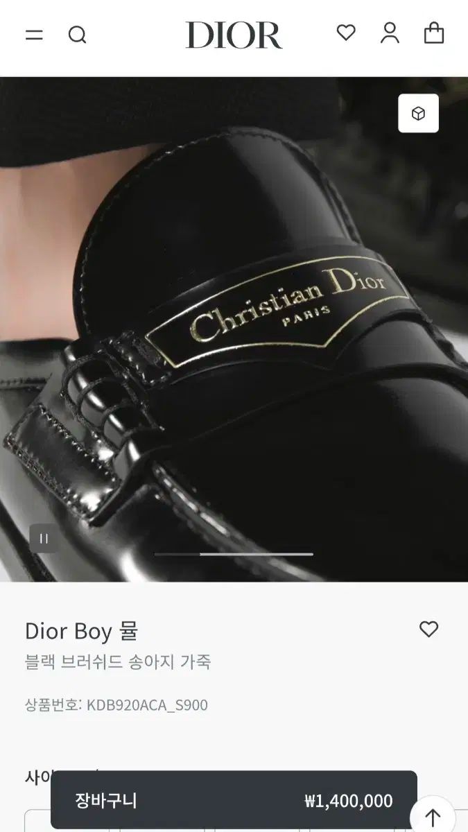 25 FW クリスチャンディオール ブラッシュド ミュール