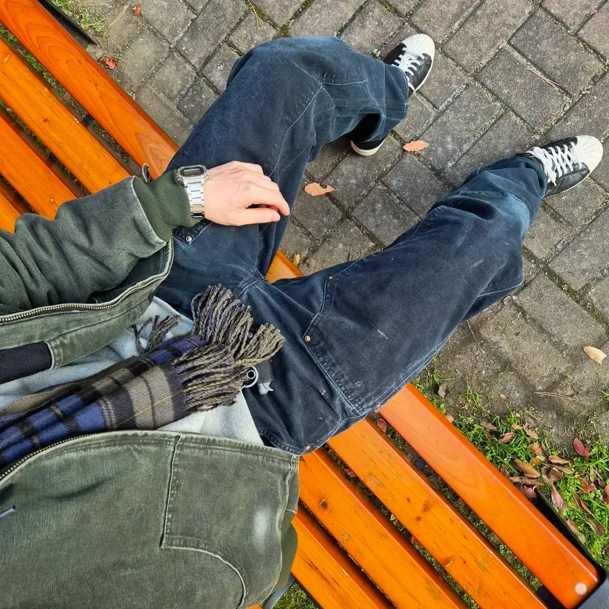 Carhartt カーハート B01 ダブルニー パンツ ブラック 31