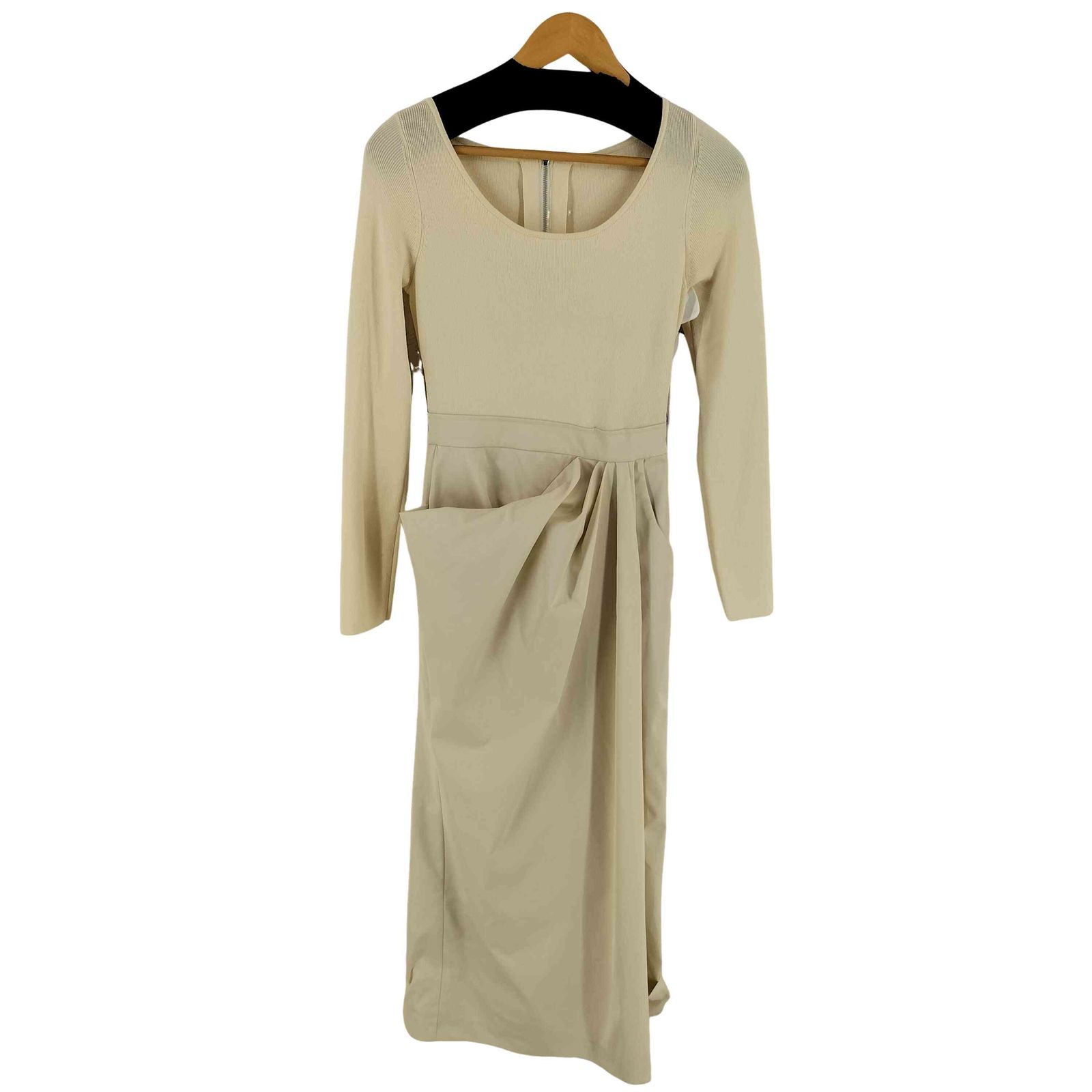 ユーズドフルギ 古着 JOSE MOON DOCKING DRAPE DRESS ドッキング ドレープ ドレス レディース 36