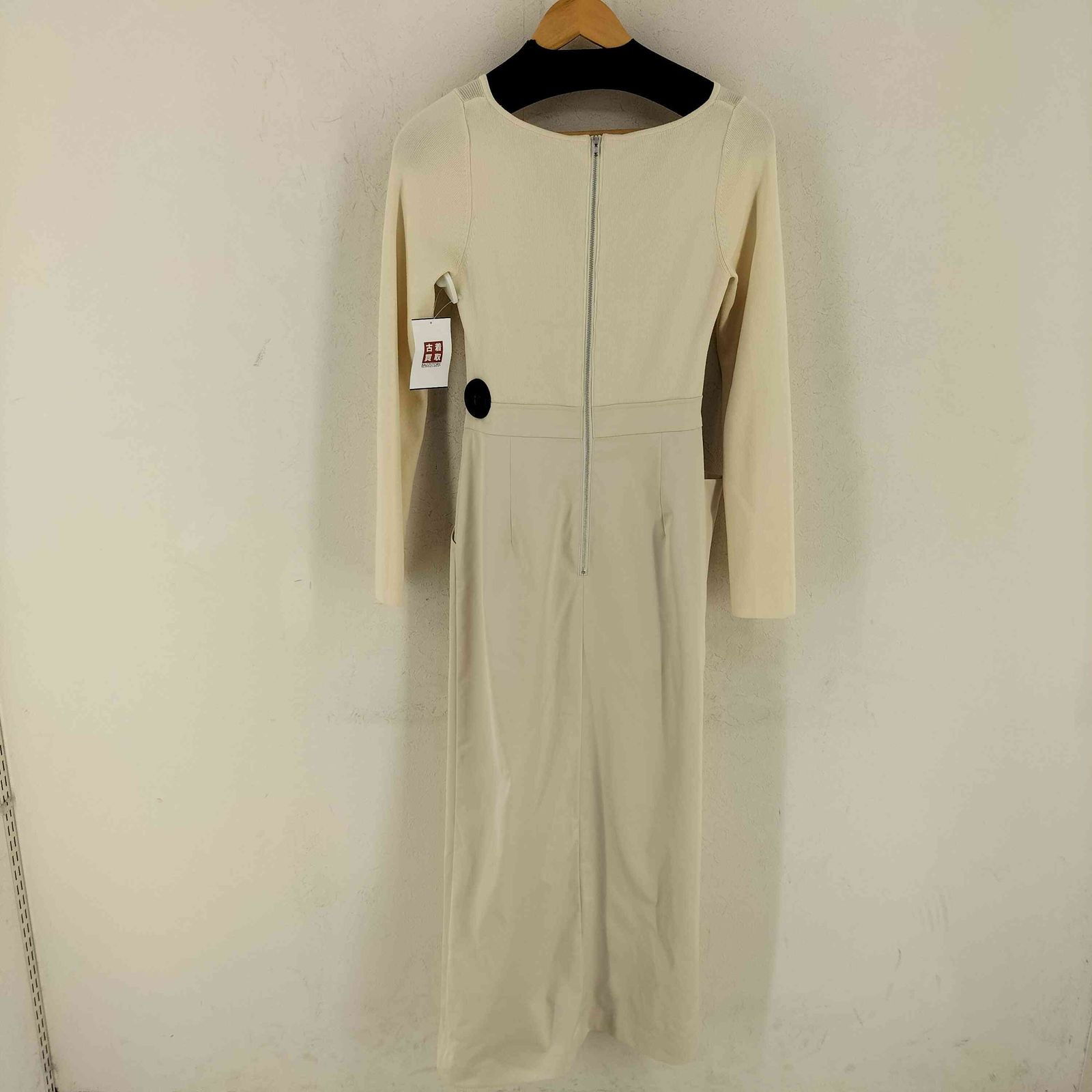 ユーズドフルギ 古着 JOSE MOON DOCKING DRAPE DRESS ドッキング ドレープ ドレス レディース 36