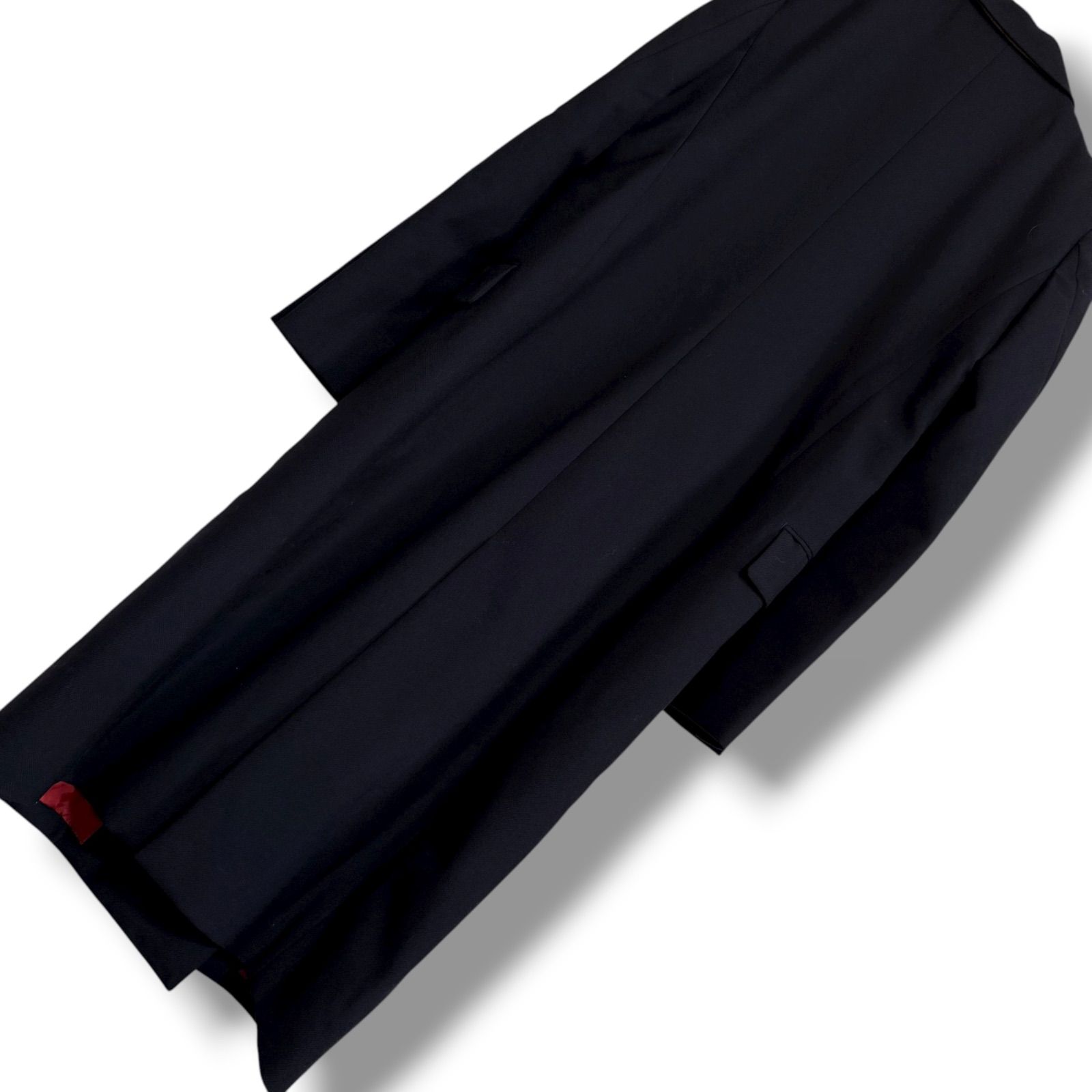 極美品 MADISON BLUE ダブルブレスト ロングコート 金ボタン ネイビー