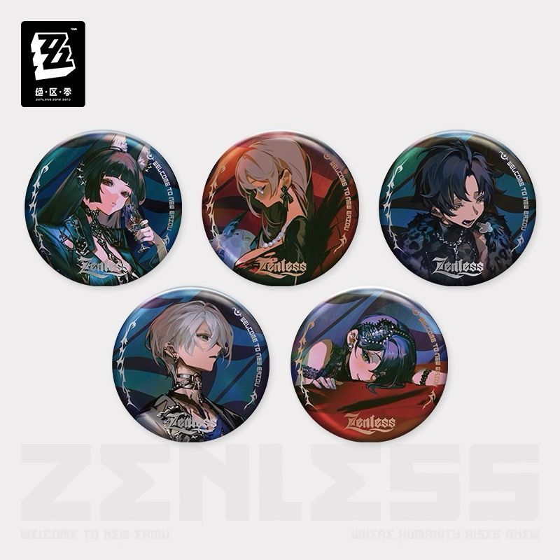 ゼンレスゾーンゼロ・公式 ゼンレス・ゼンゼロ・ZZZ 缶バッジ（星流霆