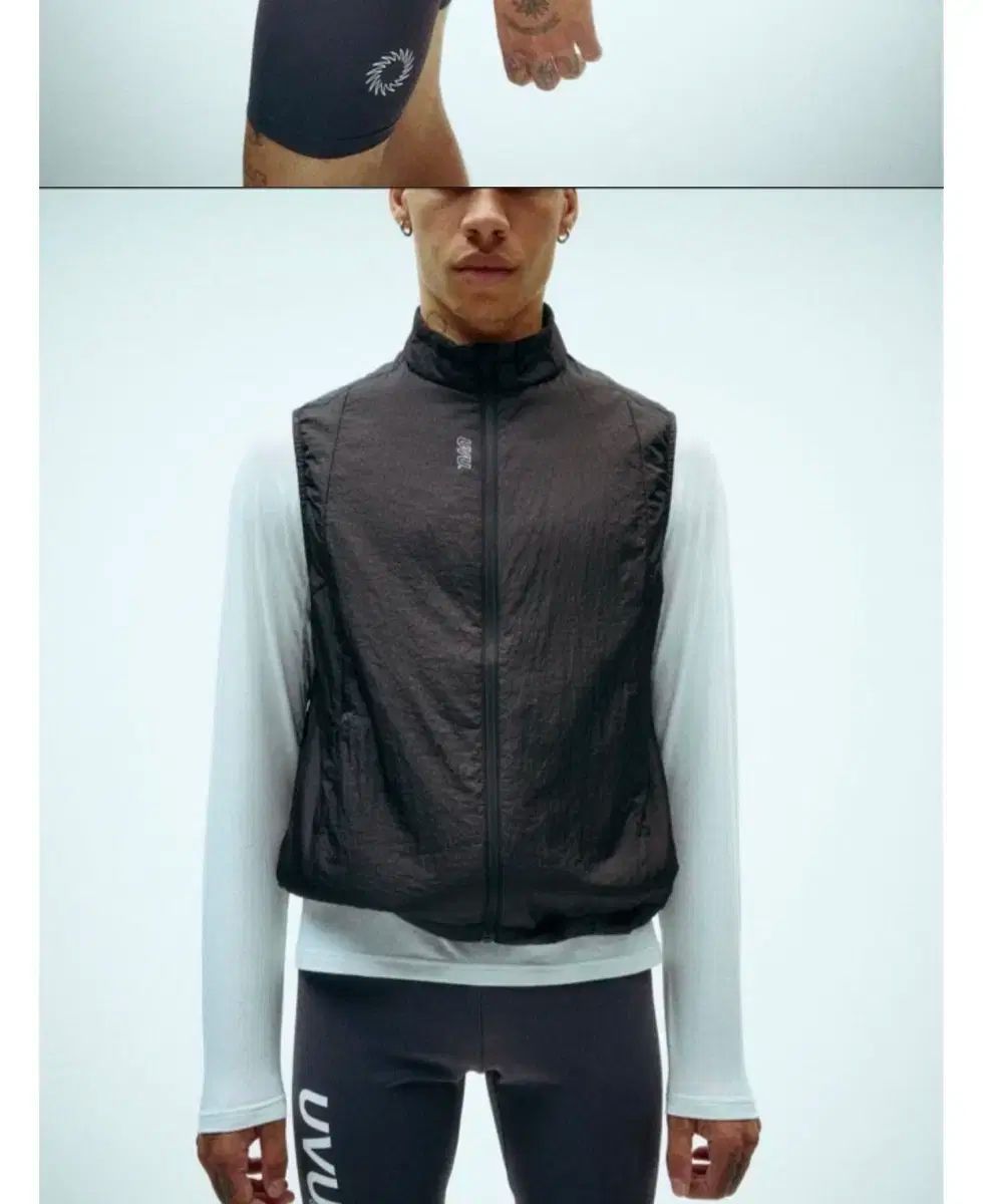 Uvu ハーフタイツ ダークグレー L