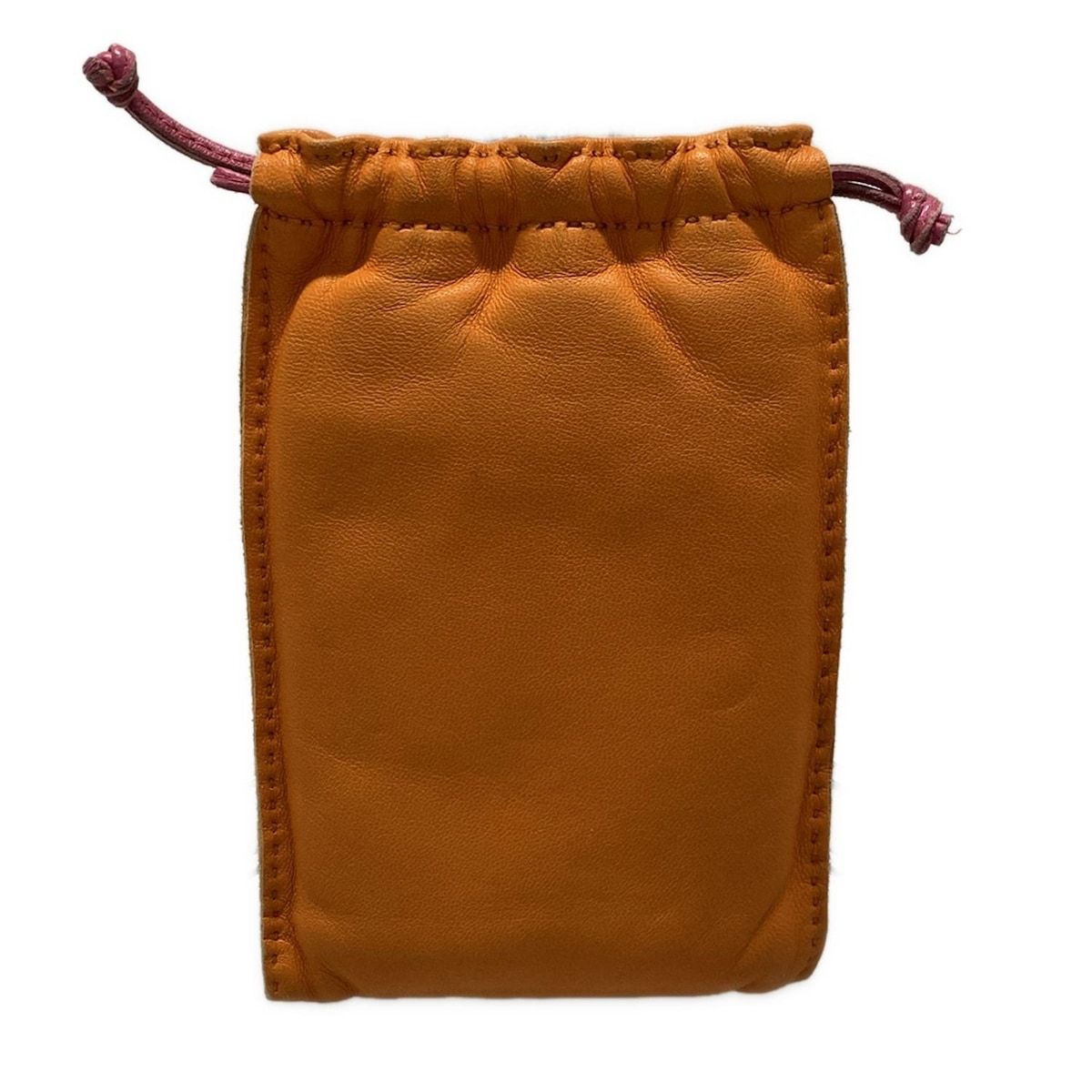 HERMES エルメス ポーチ ポシェットピローPM オレンジ