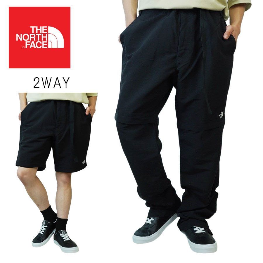 ノースフェイス THE NORTH FACE メンズ パンツ M PRMNT TRAIL CON PT メンズ パラマウント トレイル コンバーチブル パンツ TNF BLACK（ブラック） 男性用 ズボン 黒 2way アウトドア キャンプ