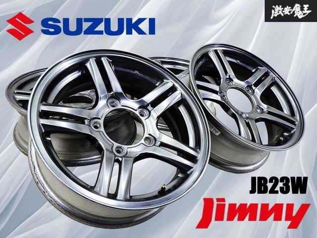SUZUKI スズキ純正 JB23W ジムニー ランドベンチャー ENKEI製 16インチ 5.5J 22 PCD 139.7 5穴 5H ホイール単体 4本 棚35B