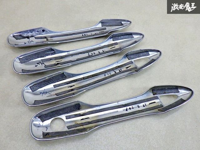  ストア モデリスタ トヨタ ZVW 50 プリウス ドアハンドル メッキ 1台分 棚19 D 1 車 バイク 自転車