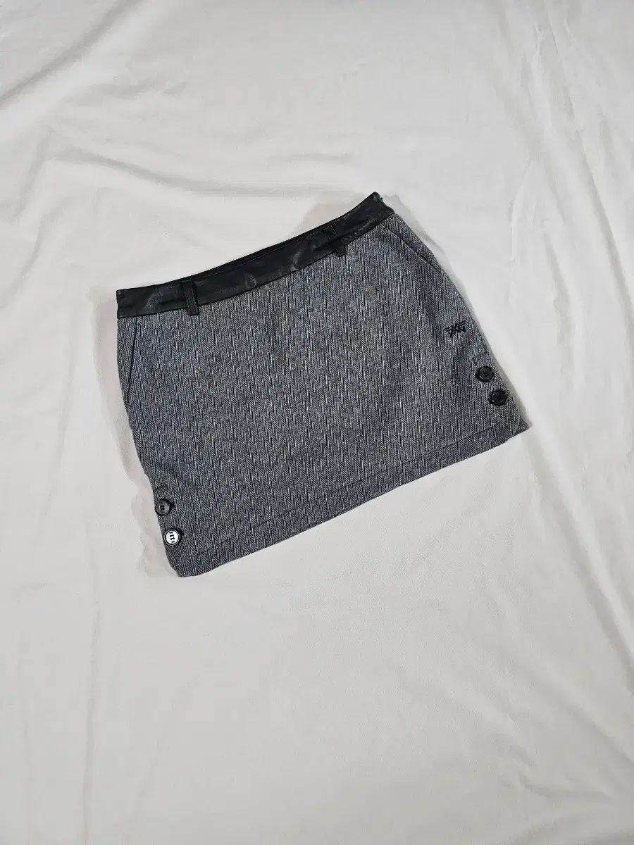 PXG レディース ゴルフウェア ヘリンボーン ミニスカート パンツ