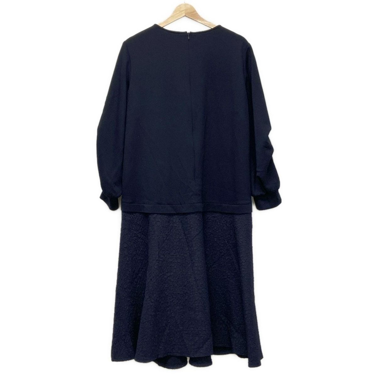 Leilian レリアン ワンピース サイズ13 L レディース - ダークネイビー 長袖 ロング
