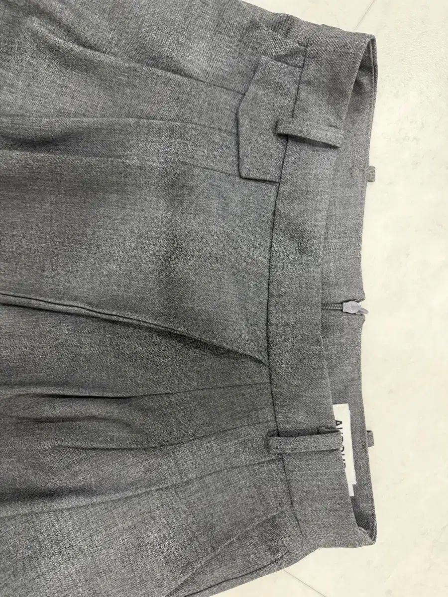 アウブアワー スカート bud wrap skirt grey