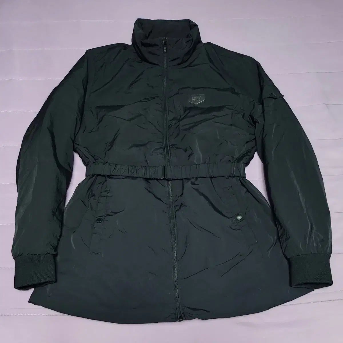 DKNYゴルフ レディース 軽量ダウン M 95サイズ 黒