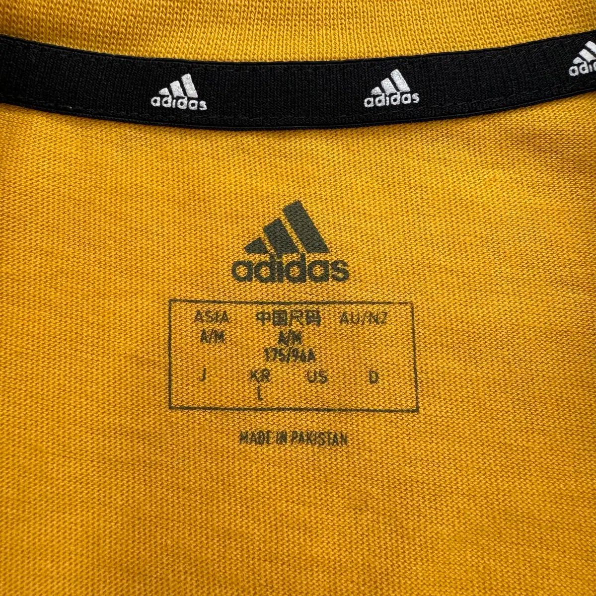 L アディダス メンズ ビックロゴ 半袖 Tシャツ N5935