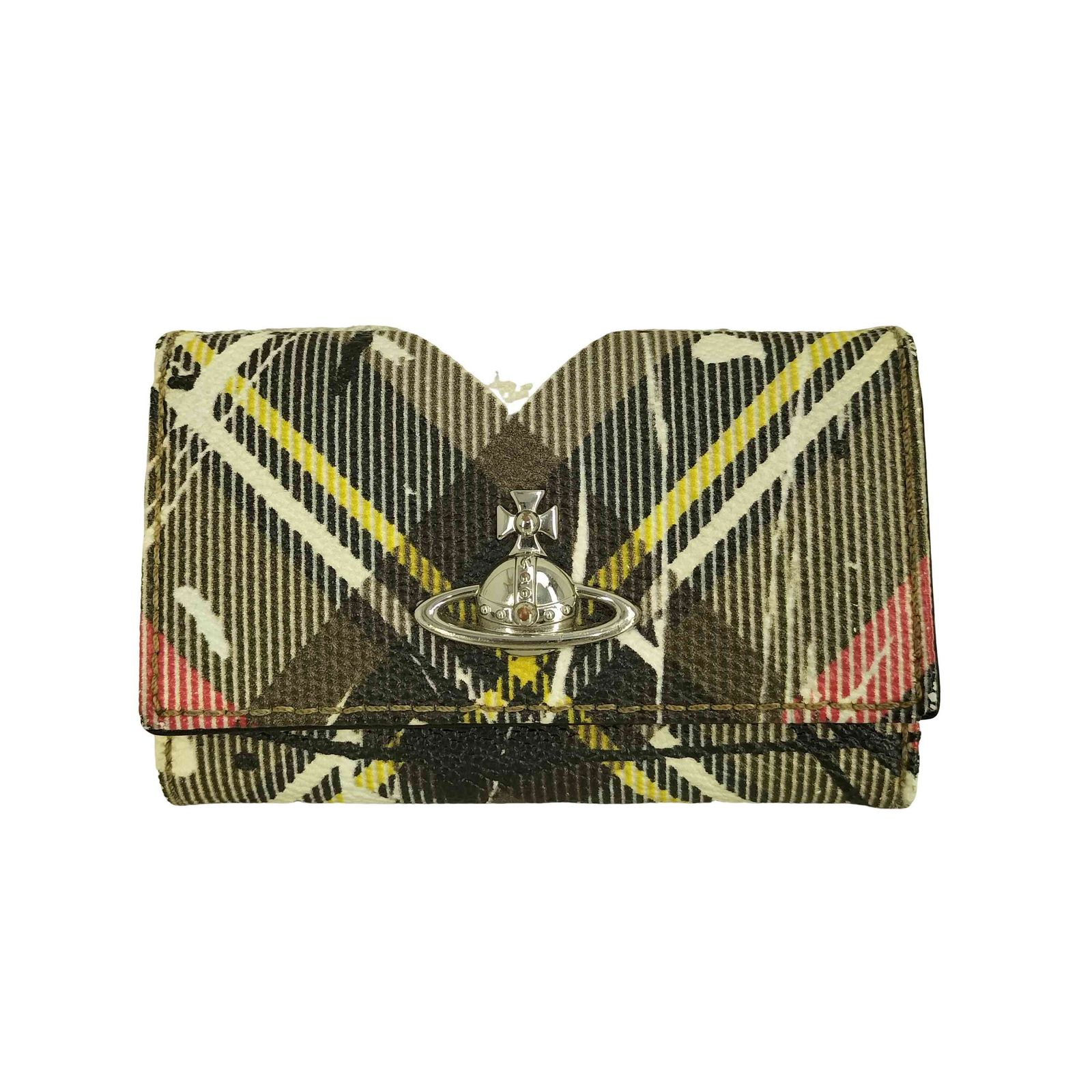 Vivienne Westwood イエロー　チェック　キーケース Vivienne Westwood イエロー チェック キーケース vivianne westwood