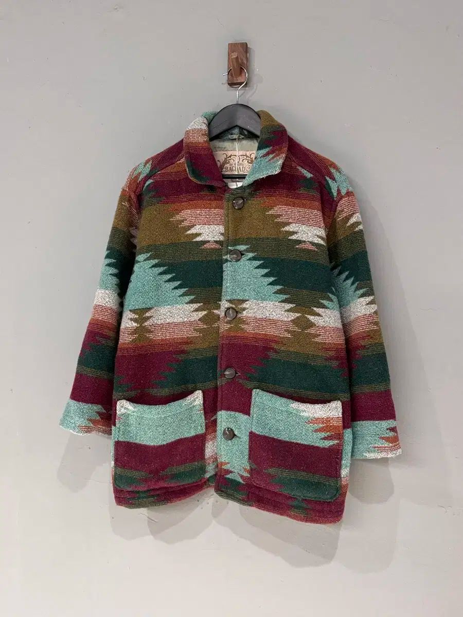 バグダッド カフェ エスニック ナバホ ウール ジャケット